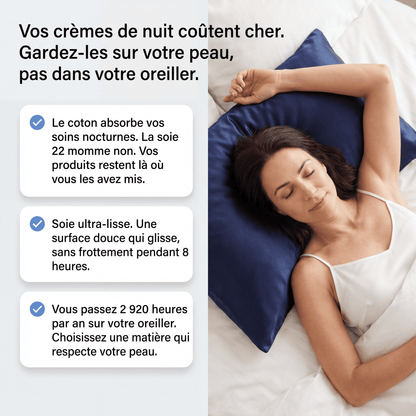 Taie d'Oreiller en Soie