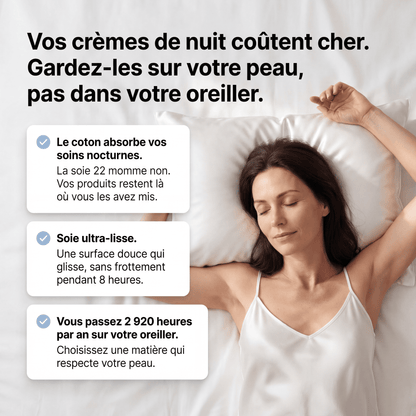 Taie d'Oreiller en Soie